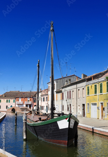 Photo: View of Comacchio, Ferrara, Emilia Romagna, Italy View of Comacchio, Ferrara, Emilia Romagna, Italy