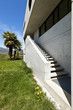 beautiful modern house in cement, outdoor, staircase. beautiful modern house in cement, outdoor, staircase.