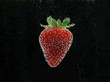 Strawberry in water