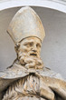 Marble statue. St. Lucia Church. Parma. Emilia-Romagna. Italy. Marble statue. St. Lucia Church. Parma. Emilia-Romagna. Italy.