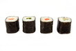 Line of sushi roll