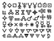 Alchemical Signs, part 2: Matters, Liquids and Acids