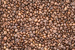 Nature coffee beans textured background