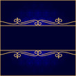 Blue vintage background. Blue vintage background.