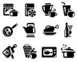 Vector: Kitchen and cooking icon set Kitchen and cooking icon set