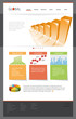 Classic Business Web Site Template, glossy reflections Classic Business Web Site Template, glossy reflections