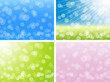 Abstract nature backgrounds collection. Abstract nature backgrounds collection.
