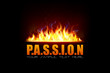 Photo en ligne au meilleur prix Fire Flame showing Passion