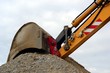 Bagger in Aktion