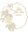 Vektor: floral frame with peony floral frame with peony