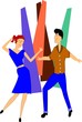 teens dancing