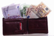 full wallet with euro full wallet with euro