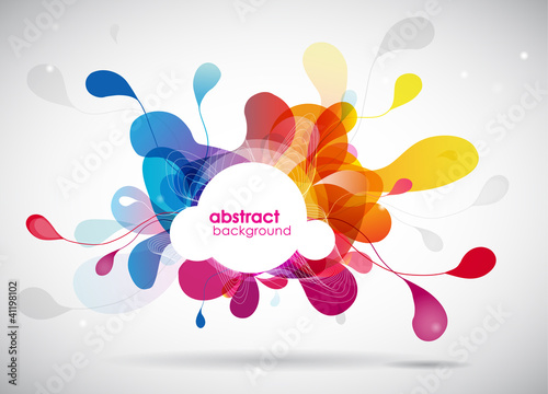 Вектор: abstract colored background with circles. abstract colored background with circles.