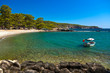 Beach at Phaselis in Antalya, Turkey