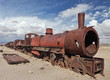 Train cemetery, Uyuni, Bolivia