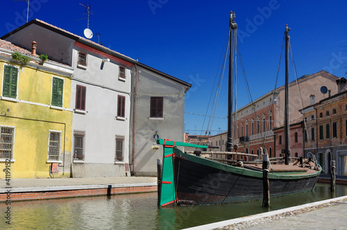 Photo: View of Comacchio, Ferrara, Emilia Romagna, Italy View of Comacchio, Ferrara, Emilia Romagna, Italy