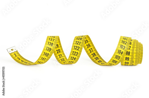 Photo: Tape Measure With CLIPPING PATH Tape Measure With CLIPPING PATH