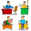 4 situations of workers in the Office