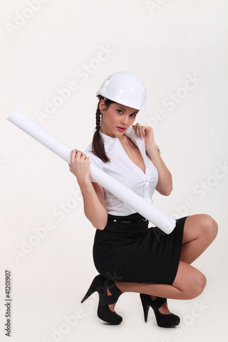 Photo: Sexy female architect Sexy female architect