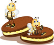 Bee biscuits