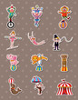 circus stickers