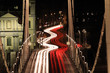 evening traffic on the bridge