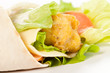 tortilla with chicken and vegetables