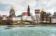 Novodevichy convent in Moscow in the spring Novodevichy convent in Moscow in the spring