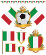italy flags