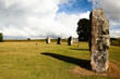 Stone circle in Avebury in Great Britain