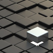 Abstract background made of cubes Abstract background made of cubes