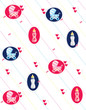 baby blue and pink background
