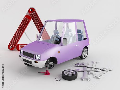 Illustration: Replacement of wheels Replacement of wheels