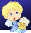 Little angel holding a beer