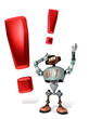 Djoby the robot Exclamation Djoby the robot Exclamation