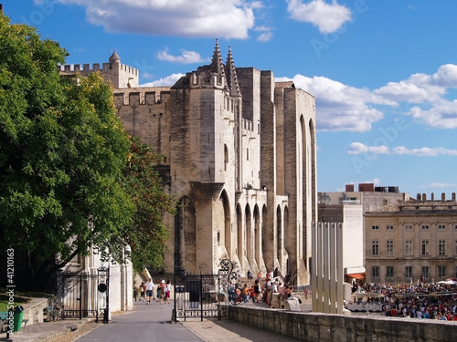 Photo: Palace of the Popes in Avignon, France Palace of the Popes in Avignon, France