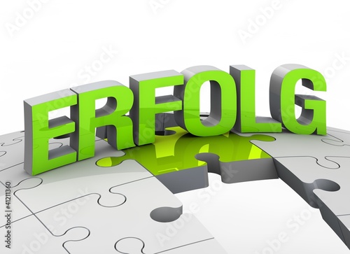 Illustration: erfolg puzzle erfolg puzzle