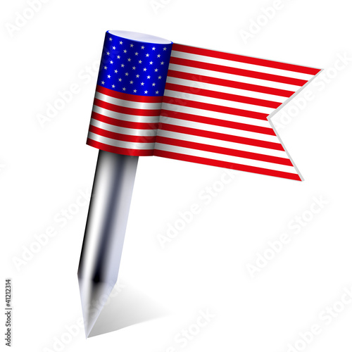 Vector: Vector USA country flag isolated on white. Eps10 Vector USA country flag isolated on white. Eps10