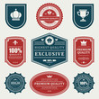 Vintage labels set vector design elements Vintage labels set vector design elements