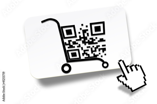Illustration: QR-code shopping QR-code shopping