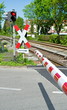 Geschlossener Bahnübergang