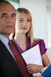 Boss and personal assistant