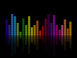 Vector illustration of a music equalizer