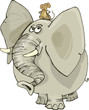 elephant with mouse elephant with mouse