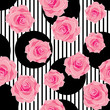 seamless pattern of roses