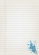 notepad paper with decorative stars notepad paper with decorative stars