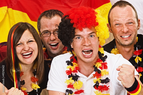 Foto: german soccer fans german soccer fans
