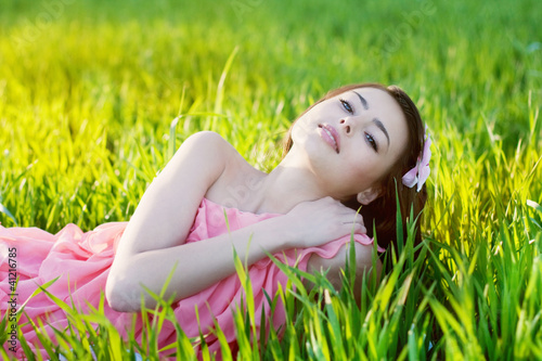 Photo: beautiful girl outdoor beautiful girl outdoor