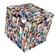 Group of business people collage.