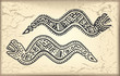 Ornament in style of the Maya Ornament in style of the Maya